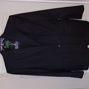 Lauren Ralph Lauren Suit, Pencil Skirt, Blazer, Size 10, Charcoal Pinstripe